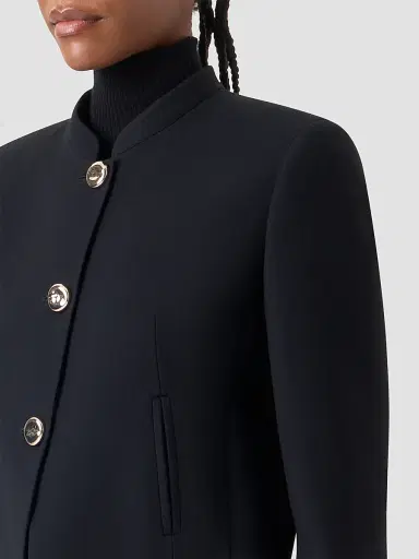 Akris Women's Kadet Virgin Wool Crop Jacket | Thumbnail 5 Akris Women's Kadet Virgin Wool Crop Jacket | Thumbnail 5