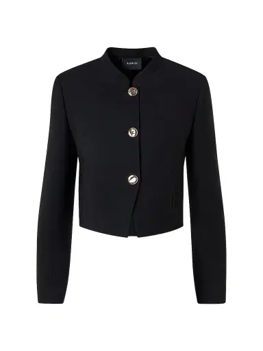 Akris Women's Kadet Virgin Wool Crop Jacket | Thumbnail 1 Akris Women's Kadet Virgin Wool Crop Jacket | Thumbnail 1