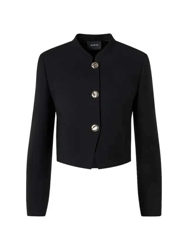 Akris Women's Kadet Virgin Wool Crop Jacket - Black