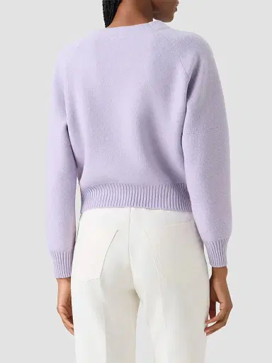 Akris Women's Cashmere Piqué Zip Cardigan | Thumbnail 3 Akris Women's Cashmere Piqué Zip Cardigan | Thumbnail 3