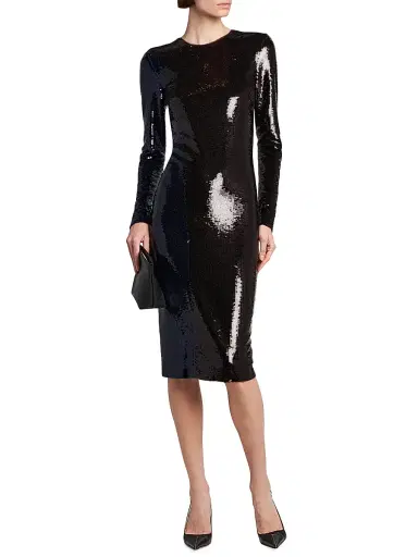 Tom Ford Women's Sequined Midi Dress | Thumbnail 6