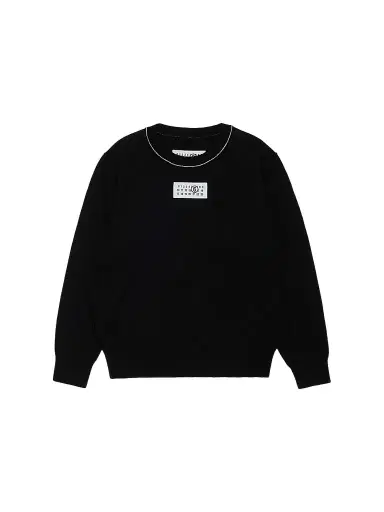 MM6 MAISON MARGIELA Little Kid's & Kid's Jersey Sweater | Thumbnail 1 MM6 MAISON MARGIELA Little Kid's & Kid's Jersey Sweater | Thumbnail 1