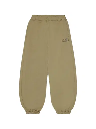 MM6 MAISON MARGIELA Little Kid's & Kid's Number Joggers - Olive Grey - Size 16 | Thumbnail 1 MM6 MAISON MARGIELA Little Kid's & Kid's Number Joggers - Olive Grey - Size 16 | Thumbnail 1