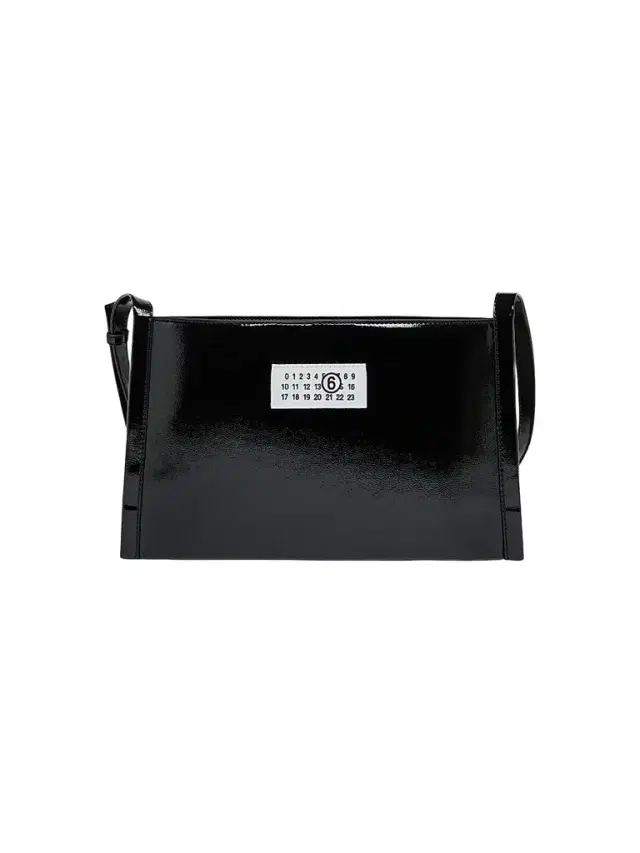 MM6 Maison Margiela Kid's Faux Leather Crossbody Bag - Black