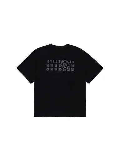 Maison Margiela Little Kid's & Kid's Logo T-Shirt - Black | Thumbnail 1