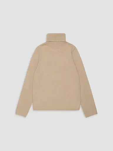 MM6 MAISON MARGIELA Little Kid's & Kid's Turtleneck Sweater - Avana - Size 8 | Thumbnail 2