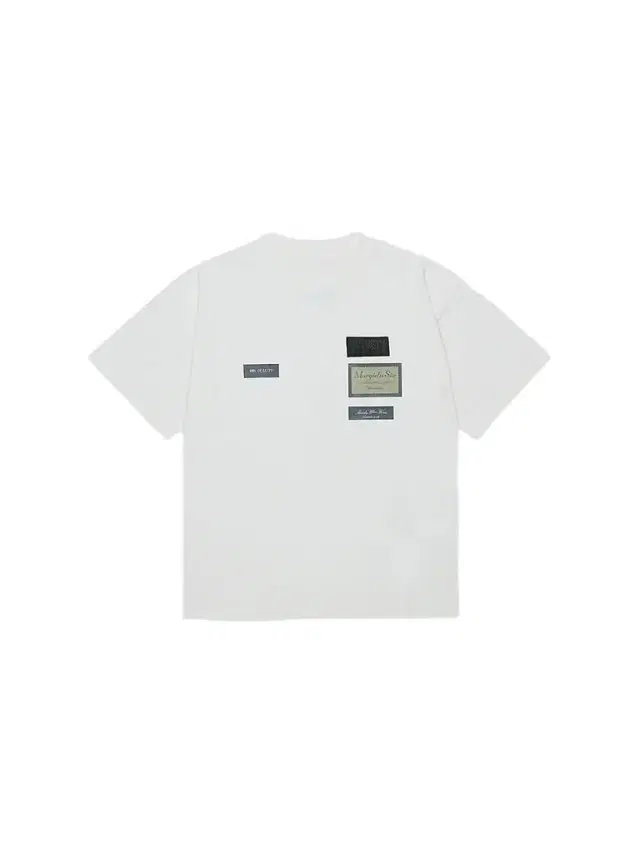 MM6 Maison Margiela Little Kid's & Kid's Logo Patches T-Shirt - Natural White