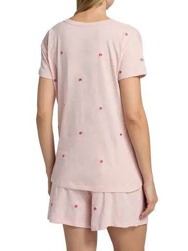 Papinelle Women's Jada Posy Boxer Pajamas - Petal Pink - Size XL | Thumbnail 5 Papinelle Women's Jada Posy Boxer Pajamas - Petal Pink - Size XL | Thumbnail 5