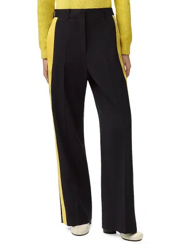 Loewe Women's Pleated Side-Striped Trousers | Thumbnail 3 Loewe Women's Pleated Side-Striped Trousers | Thumbnail 3