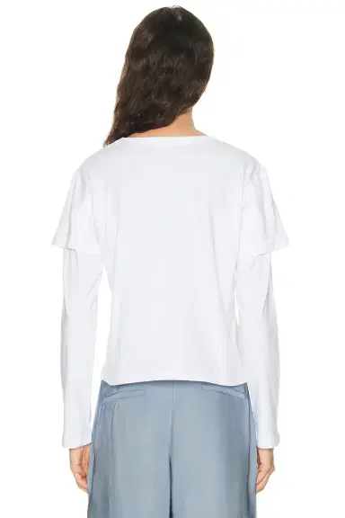 LESET Margo Layered Long Sleeve Tee | Thumbnail 3