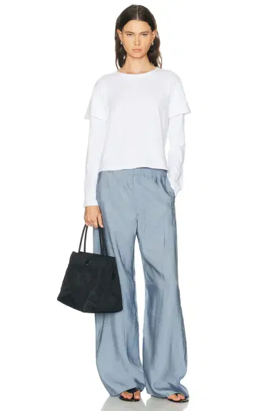 LESET Margo Layered Long Sleeve Tee | Thumbnail 4