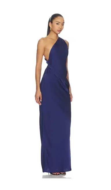 MISHA The Isadora Satin Dress | Thumbnail 2