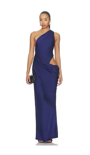 MISHA The Isadora Satin Dress | Thumbnail 1