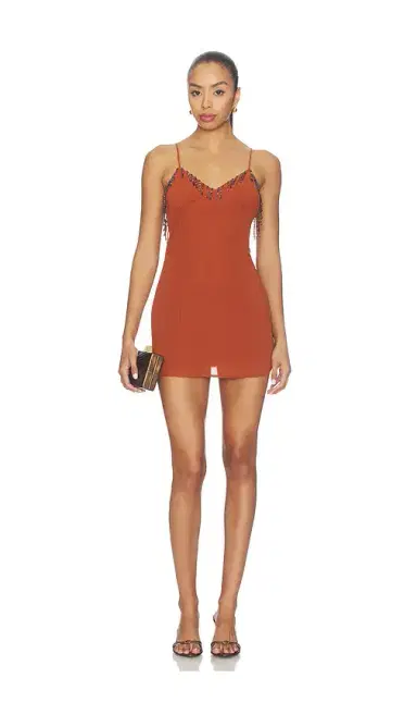 MORE TO COME Itzyana Beaded Mini Dress | Thumbnail 1