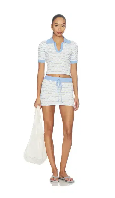 MORE TO COME Bristol Knit Mini Skirt Set | Thumbnail 1