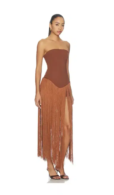 superdown Tea Fringe Romper | Thumbnail 2
