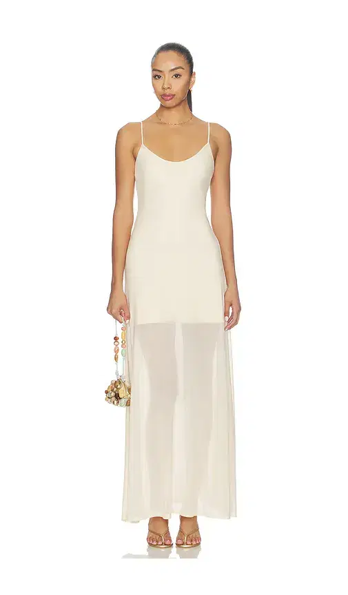 SNDYS Alessandra Mesh Maxi Dress