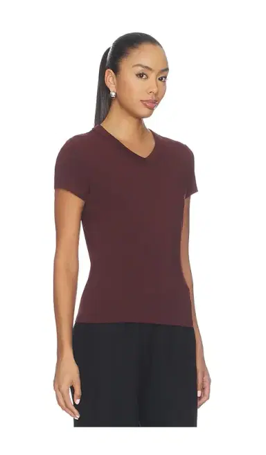 Veronica Beard Devin V-neck Tee | Thumbnail 2