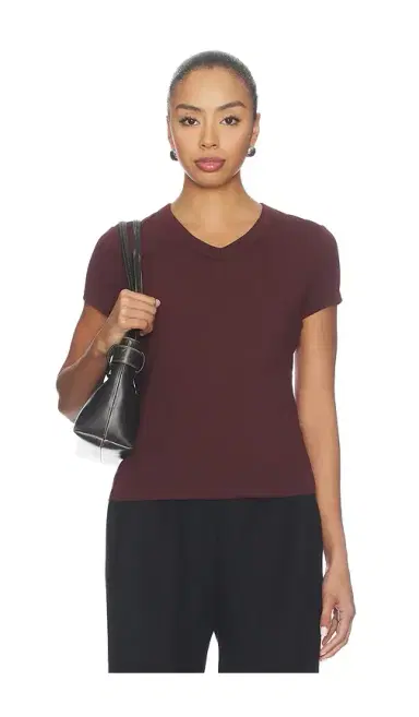 Veronica Beard Devin V-neck Tee | Thumbnail 1