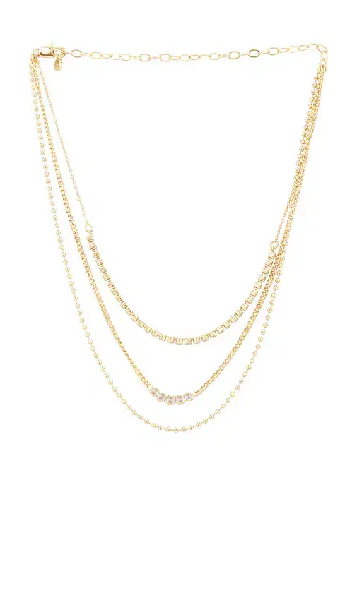 Ettika Crystal Layers Necklace