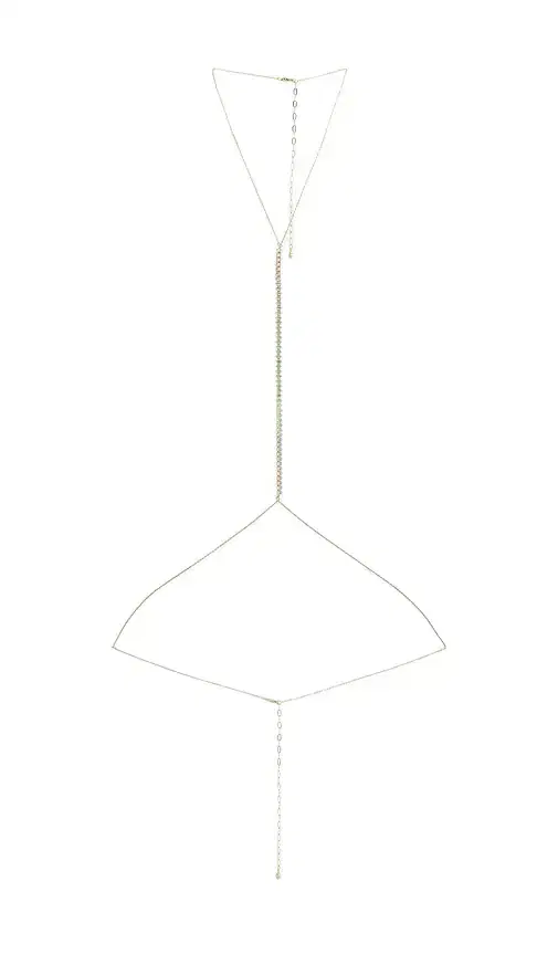 Ettika Dainty Crystal Body Chain