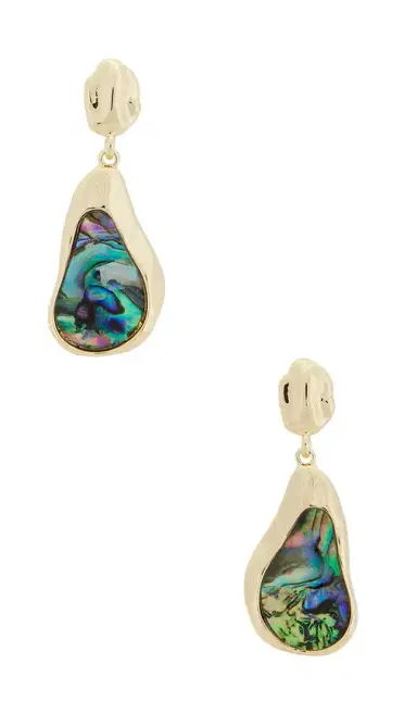 Ettika Abalone Hidden Gem Dangle Earrings | Thumbnail 1 Ettika Abalone Hidden Gem Dangle Earrings | Thumbnail 1