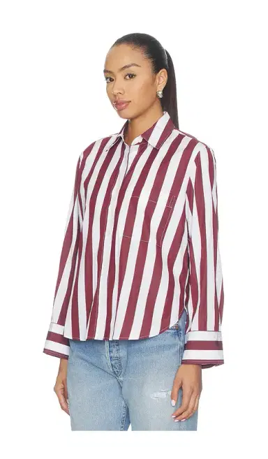 Madewell The Signature Y-Neck Shirt | Thumbnail 2