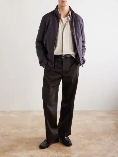 HERNO Silk and Cashmere-Blend Shirt - Men | Thumbnail 2