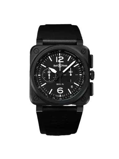 Bell & Ross BR 03-94 Automatic Chronograph Ceramic Watch, Ref. BR0394-BL-CE - Men | Thumbnail 1