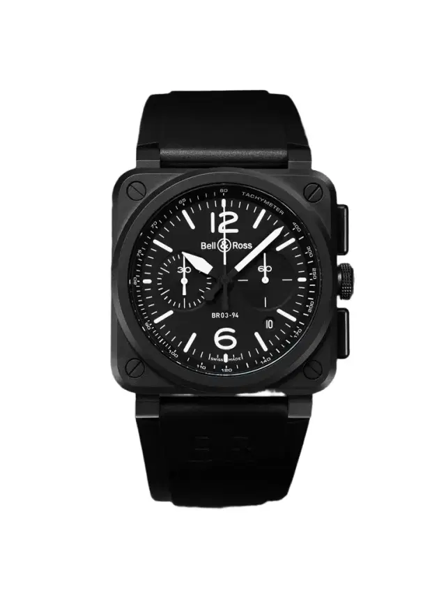 Bell & Ross BR 03-94 Automatic Chronograph Ceramic Watch, Ref. BR0394-BL-CE - Men