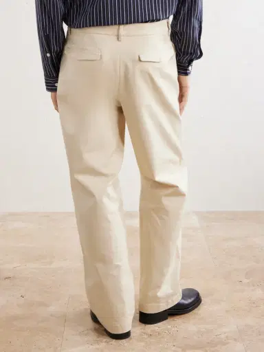 Barena Wide-Leg Cotton-Blend Gabardine Trousers - Men | Thumbnail 4
