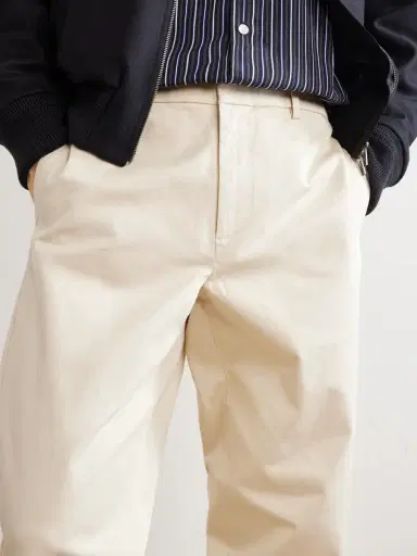 Barena Wide-Leg Cotton-Blend Gabardine Trousers - Men | Thumbnail 5