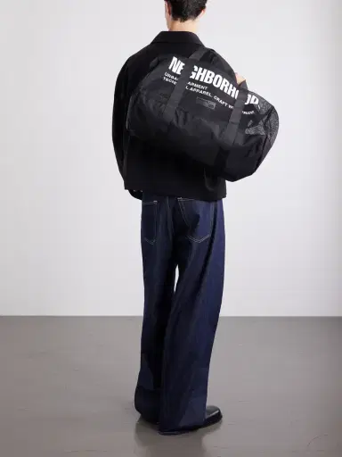 Neighborhood Logo-Print Mesh Weekend Bag - Men | Thumbnail 2 Neighborhood Logo-Print Mesh Weekend Bag - Men | Thumbnail 2
