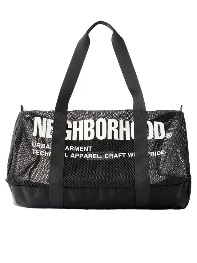 Neighborhood Logo-Print Mesh Weekend Bag - Men