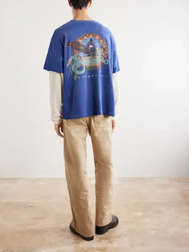 Cherry Los Angeles Santa Fe Layered Printed Cotton-Jersey T-Shirt - Men | Thumbnail 4 Cherry Los Angeles Santa Fe Layered Printed Cotton-Jersey T-Shirt - Men | Thumbnail 4