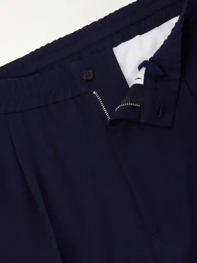 dunhill Straight-Leg Pleated Virgin Wool-Twill Trousers - Men | Thumbnail 6
