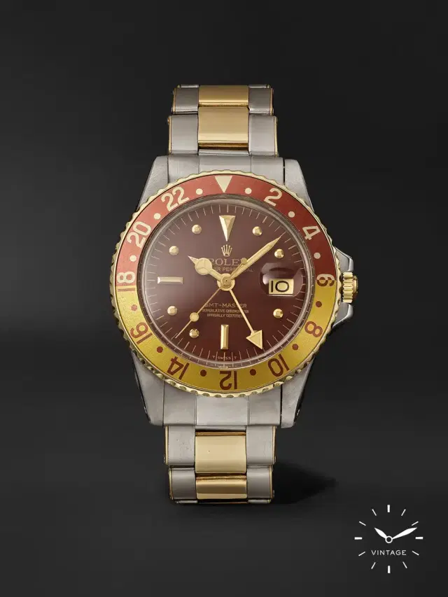 Keeper Vintage Pre-Owned Rolex Oyster Perpetual GMT-Master Automatic 41mm Stainless Steel and 18-Karat Gold Watch, Ref. No. 1675 - Men