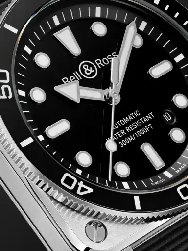 Bell & Ross BR-03 Diver Automatic Stainless Steel Watch, Ref. BR03A-D-BL-ST/SRB - Men | Thumbnail 5 Bell & Ross BR-03 Diver Automatic Stainless Steel Watch, Ref. BR03A-D-BL-ST/SRB - Men | Thumbnail 5