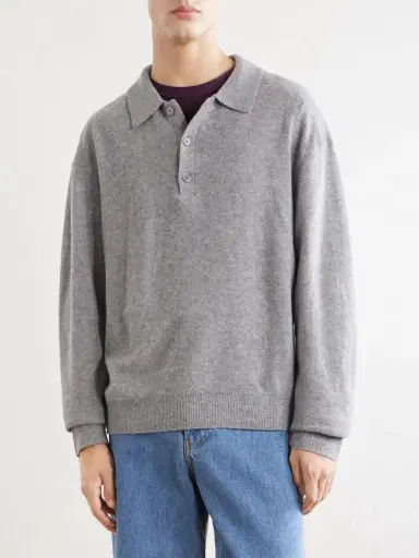 Frame Wool Polo Sweater - Men | Thumbnail 3