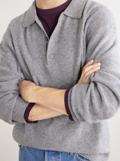 Frame Wool Polo Sweater - Men | Thumbnail 5