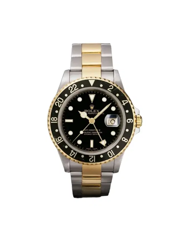 Stephanie Windsor Rolex Vintage 2000 GMT Master II Automatic 40mm Stainless Steel and 18-Karat Yellow Gold Watch, ref. 16713 (Fits up to 7'' wrist) - Men