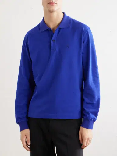 Jil Sander Logo-Embroidered Cotton-Piqué Polo Shirt - Men | Thumbnail 3