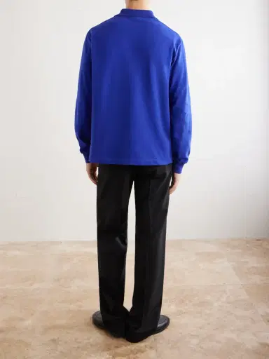 Jil Sander Logo-Embroidered Cotton-Piqué Polo Shirt - Men | Thumbnail 4