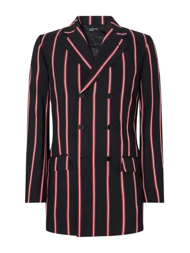 Enfants Riches Déprimés Pierre Double-Breasted Striped Virgin Wool Blazer - Men | Thumbnail 1