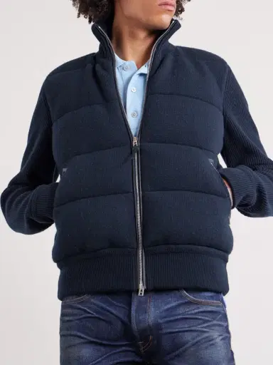 Tom Ford Slim-Fit Quilted Wool Down Jacket - Men | Thumbnail 3 Tom Ford Slim-Fit Quilted Wool Down Jacket - Men | Thumbnail 3