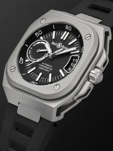 Bell & Ross BR-X5 Automatic Chronometer Titanium Watch, Ref. BRX5R-BL-TI/SRB - Men | Thumbnail 4