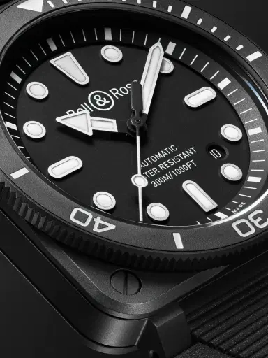 Bell & Ross BR-03 Diver Automatic Ceramic Watch, Ref. BR03A-D-BL-CE/SRB - Men | Thumbnail 5