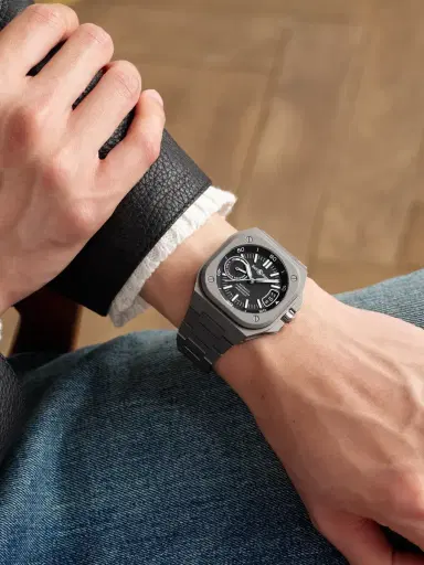Bell & Ross BR-X5 Automatic Chronometer Titanium Watch, Ref. BRX5R-BL-TI/STI - Men | Thumbnail 2