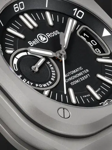 Bell & Ross BR-X5 Automatic Chronometer Titanium Watch, Ref. BRX5R-BL-TI/STI - Men | Thumbnail 6