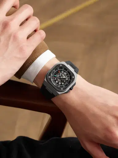 Bell & Ross BR-X5 Racing Limited Edition Automatic Chronometer Steel Watch, Ref. BRX5R-RAC-TI/SRB - Men | Thumbnail 2 Bell & Ross BR-X5 Racing Limited Edition Automatic Chronometer Steel Watch, Ref. BRX5R-RAC-TI/SRB - Men | Thumbnail 2